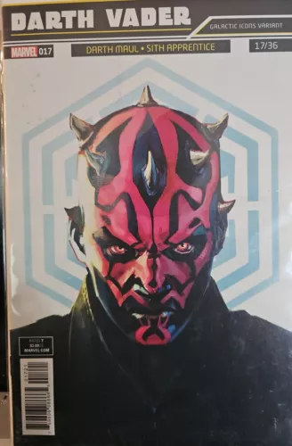 Star Wars Darth Vader #17 Galactic Icon Variant Darth Maul Marvel 2018 VF+ csw