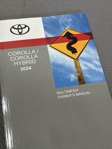2024 Toyota Corolla / Hybrid Navigation Owners Manual Multimedia NEW User Guide - Picture 3 of 10