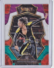 SHINSUKE NAKAMURA  ( TRI COLOR PRIZM Card #165 ) 2023 WWE Panini Select