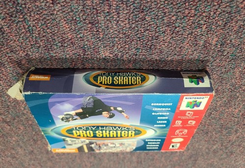 Tony Hawk's Pro Skater (Nintendo 64) N64 (Complete in Box!) Tested & Works Well! - Picture 8 of 12