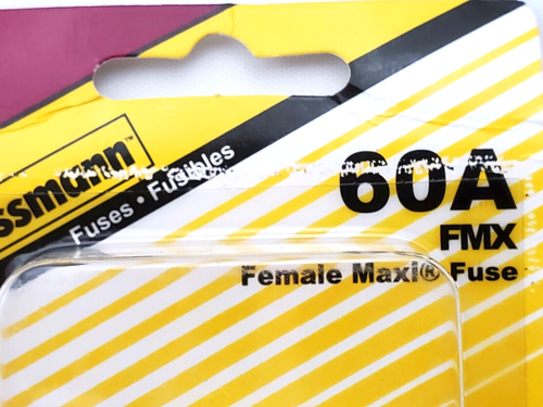 Bussmann FMX-60 Fusible 60 Amp Hembra Maxi 32 VDC Automotriz - Imagen 2 de 10