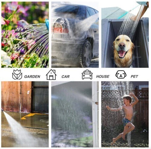 Manguera de agua de jardín flexible expandible de lujo 4x mejorada 75 pies - 75 pies - Imagen 10 de 21