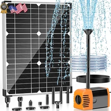 20W Solar Water Pump Solar Powered Water Pump Outdoor with 320GPH Solar Pump