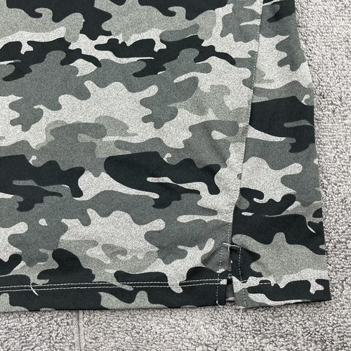 DIP Camo Tank Boys Medium 8-10 Sleeveless Black Gray Athletic Tee Lightweight - Picture 5 of 11