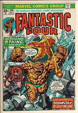 Fantastic Four #146 VG/F (1974)  Medusa from Inhumans! Rich Buckler cover art