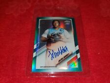 TOPPS CHROME OVERTIME OTE AUTO CARD OF JAHZARE JACKSON RC AQUA REF 38/99