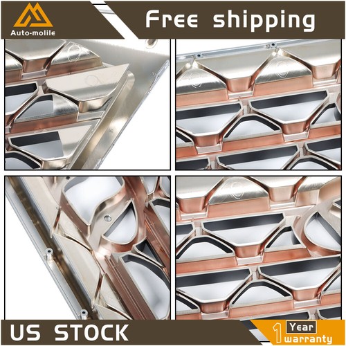 Front Bumper Upper Grille Fit for 2019-2021 Hyundai Tucson Mesh Grill 86350D3500 - Picture 8 of 8