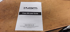 KAM Class 3B Laser Guide Version 3.0 operating instruction Manual