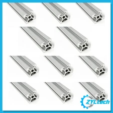 20 Pack ZYLtech 2020 T-slot Aluminum Extrusion - 20X 500mm, Aluminum (Natural)