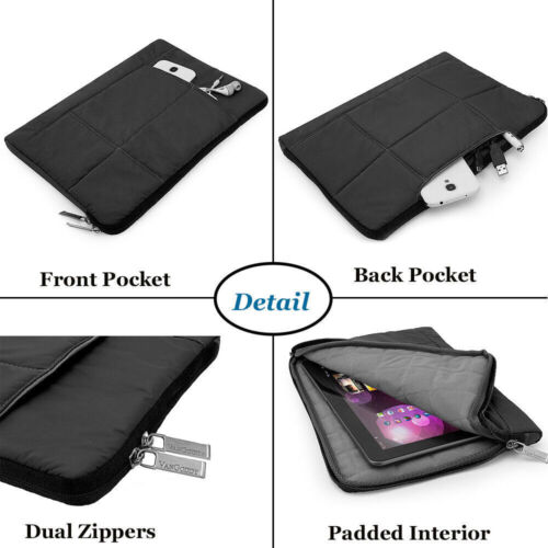 Pillow-Like Soft Tablet Sleeve Pouch Case Cover Zipper Bag For 10.1" Lenovo Tab - Picture 2 of 11