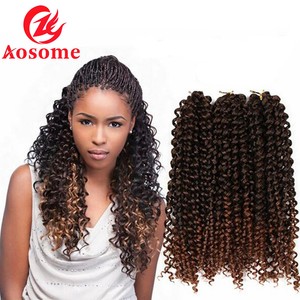 Aosome Havana Mambo Ombre Curly Twist Hair Water Wave Crochet