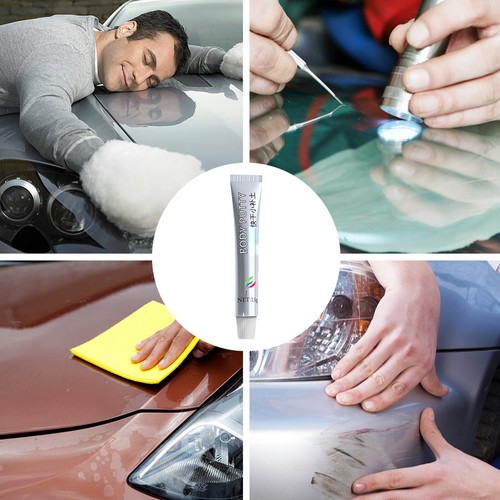Car Body Putty Scratch Repair Filler Kit Smooth Repair Tool Auto Care Non Toxic - Picture 4 of 9