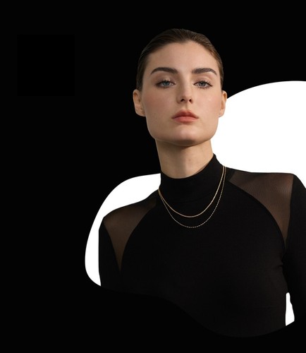 Double Necklace Layered Chain Multiple Strands Silver Gold Plated Jewelry Women - Picture 10 of 17