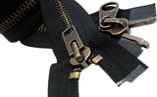 "YKK Parka Zwei-Wege Trennreißverschluss #10 Antik Metall Dual Schwerlast 5"" bis 36"" - Bild 8 von 14