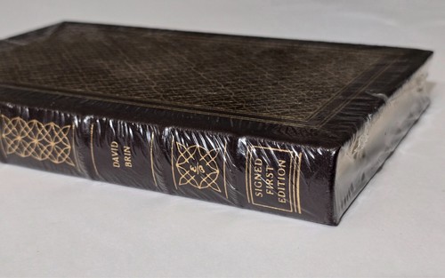 DAVID BRIN SIGNIERT 1. AUFLAGE VERSIEGELT GRUNDIERUNGEN TRIUMPH SCI FI EASTON PRESS HC ZUERST - Bild 6 von 15