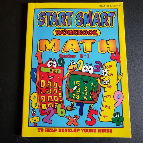 Homeschool Math Workbook Grades K-1 Start Smart 1999 - Picture 1 of 8