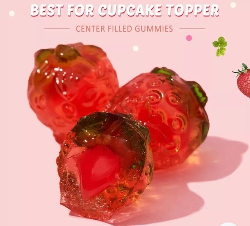 AMOS 4D GUMMY STRAWBERRY BURST FRUIT GUMMY-Novelty Tiktok Candy, 2 PK 3 oz Ea. - Picture 5 of 5