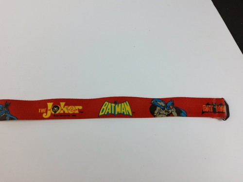 Vintage 1982 Batman & The Joker LEE Adjustable Kids Belt w/ 1964 Batman Buckle - Picture 11 of 15