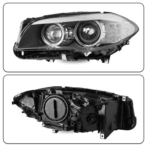 【With AFS】 For 2011-2013 BMW 528i 530i 535i 550i xDrive Headlights Left&Right - Picture 7 of 9