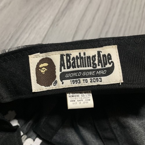 Bape Cap Forest Camo Manhunt Panel Black Mütze A Bathing Ape 2019 - Bild 7 von 9