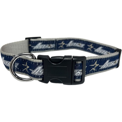 Pets First MLB Houston Astros Retro Gold Star Dog Collar Available in XL & Small - Picture 5 of 7