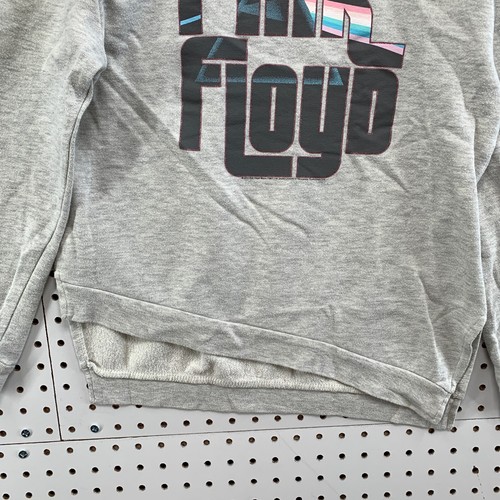 Pink Floyd Crewneck Swetashirt Gray Youth Girls XL Size 16 17.5x21.5 Music Band - Picture 12 of 14