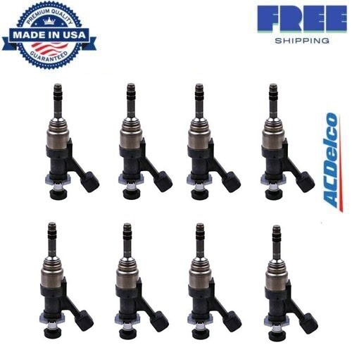 OEM 8x AcDelco Fuel Injectors Fits 2014 2015 2016 2017 GMC Sierra 1500 5.3L V8 - Picture 1 of 4
