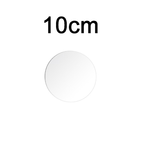 Round Acrylic Mirror Wall Sticker Mirror Pieces Self Adhesive Stick On DIY Home - Picture 10 of 11
