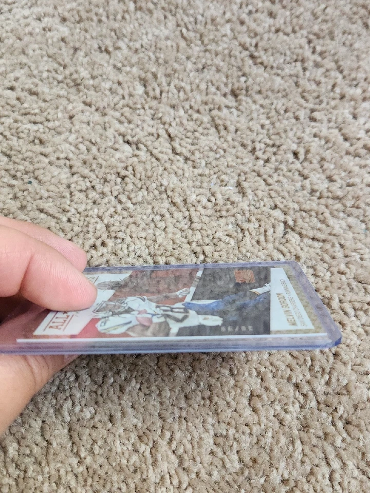 2016 Score All Americans Gold Football Card # 2 Melvin Gordon 30/99 Chargers - Image 3 of 4