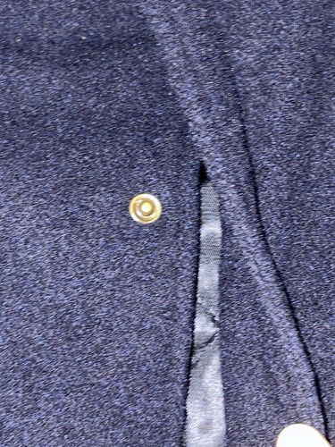 Vintage IZOD Varsity Coat Large Men's Snap Button Wool Nylon Classic Preppy - Picture 3 of 8