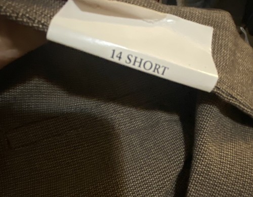 Apt. 9 Pantalones Para Mujer Petite 14P Marrón Bolsillos Pantalones Cremallera Cierre Botón Nuevos con Etiquetas - Imagen 9 de 12