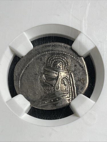 Casa rodante Arsaces I Hldg arco antiguo reino de Parthian Mithras III, c.87-80 aC - Imagen 4 de 7