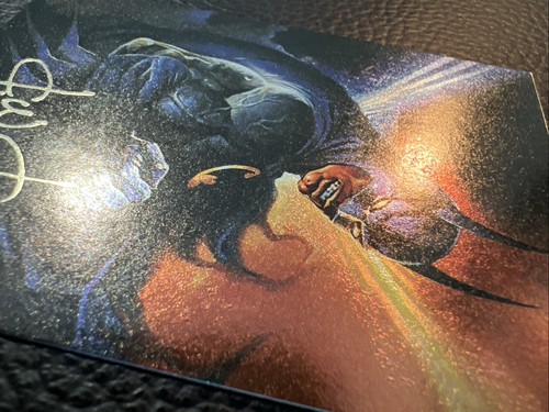Batman 1995 Skybox Master Series ROMAS #1 of 6 Spectra Etch Foil DC Vintage NM * - Picture 5 of 6