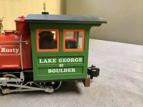 LGB G Scale 0-4-0 Steam Locomotive Lake George & Boulder 'Rusty'-no box-EC - Picture 2 of 18