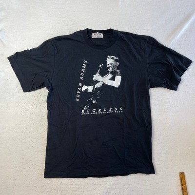 Matrixx Bryan Adams Reckless 30th Anniversary Tour T-Shirt Mens 2XL Black 2015