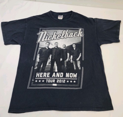 Nickelback Here and Now 2012 Konzert Tour T-Shirt Large doppelseitige Termine - Bild 1 von 16