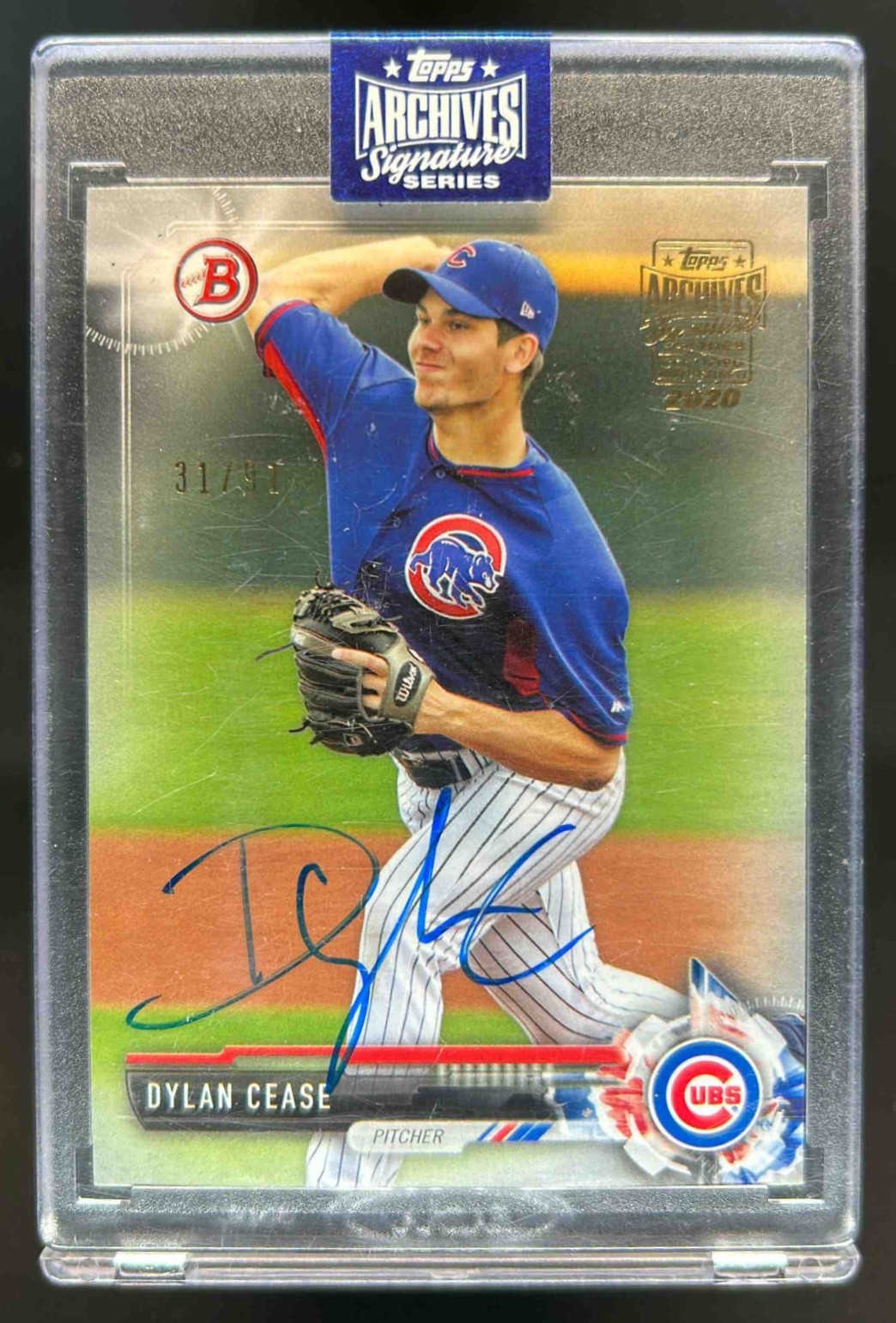 2020 Topps Archives Signature Series Dylan Cease Auto Autograph #31/91 Cubs