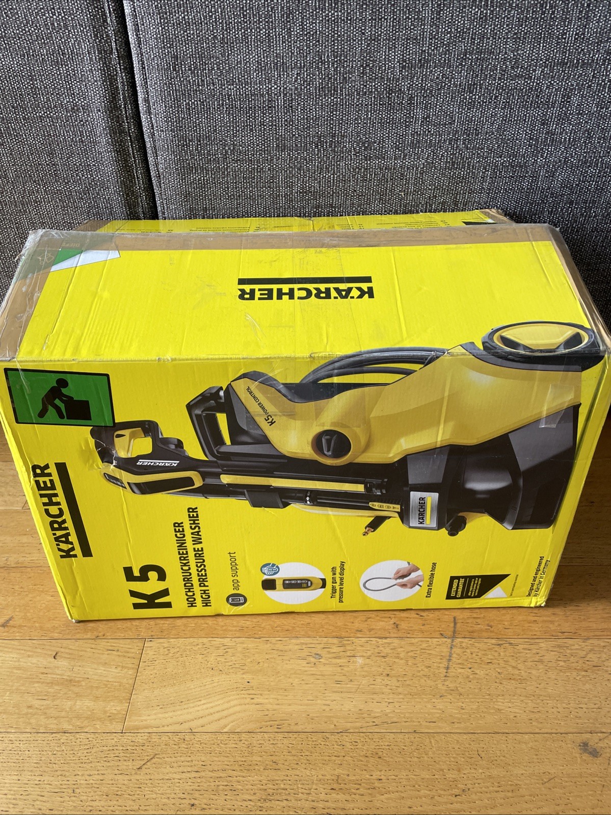 Karcher K5 Power Control Pressure Washer Missing Wheels See Photos & Description