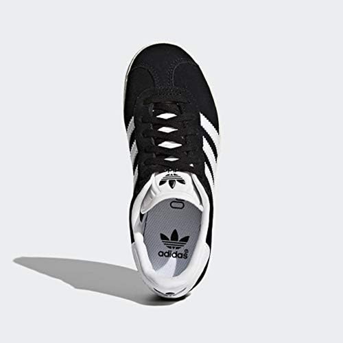 Nuevo con etiquetas Adidas Unisex Originales Niños Gazelle Negro/Blanco/Dorado-Talla 6 Big Kid - Imagen 5 de 6