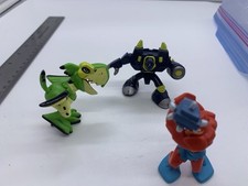 Lot of 4 Little Tikes NUMBER BUSTERS PVC Play Figures Dragons Dinos Creatures