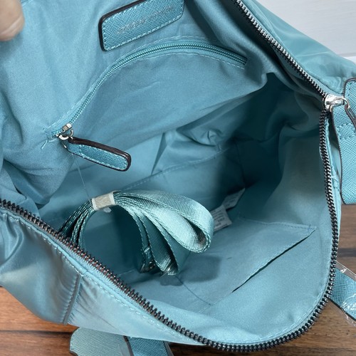 ADRIENNE VITTADINI Aqua Turquoise Handbag Purse - Picture 13 of 23