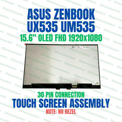 15.6'' Asus Zenbook Pro 15 UM535Q UM535QA UM535QE OLED LCD Screen Display Panel