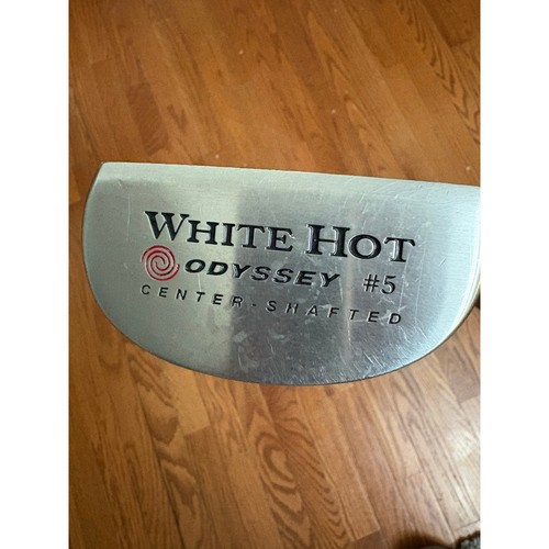 "Putter Odyssey White Hot #5 eje central - 35"" diestro - palo de golf clásico de hoja"