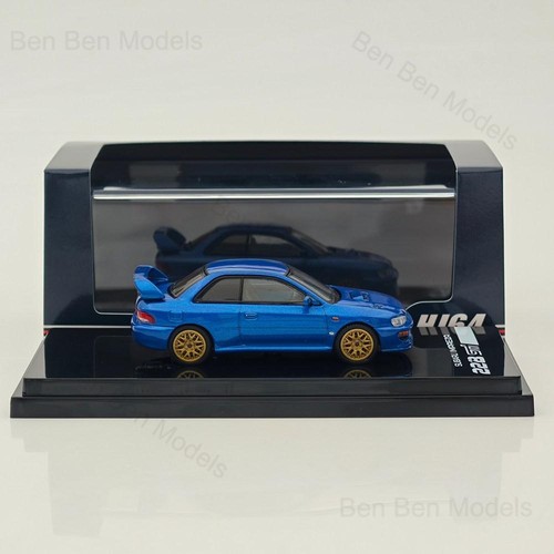 Hobby Japan 1/64 SUBARU Impreza 22B STi Version GC8 BLUE HJ646041BL Diecast - Picture 10 of 10