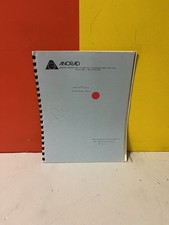 Anorad 100 Anoride Tables Maintenance Manual