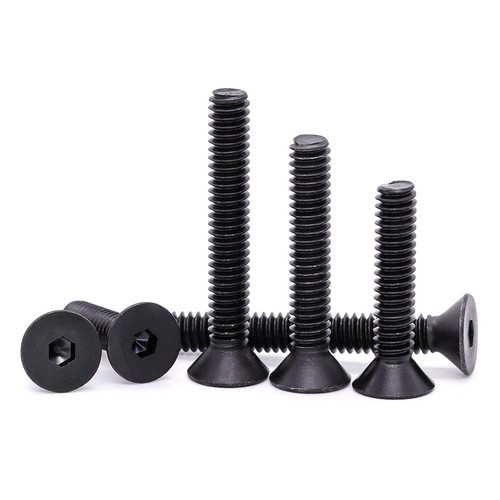 1/4-20 x 1 (26 pcs) Flat Countersunk Head Socket Head Cap Screws, 10.9 Grade ... - Picture 4 of 8