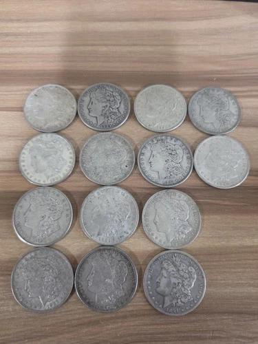 Morgan Silver Dollars Mix Years Lot of 14 Coins