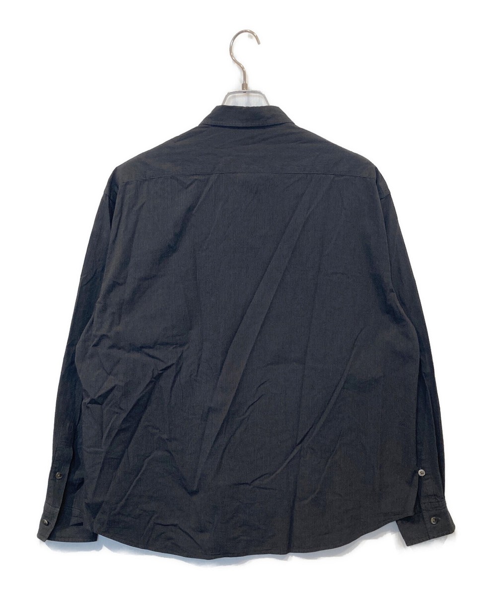 Porter Classic ROLL UP STRIPE SHIRT / striped shirt Size: M Porter Classic ROLL UP STRIPE SHIRT / striped shirt Size: M