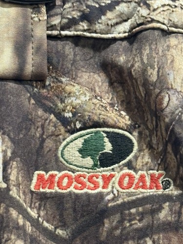 Mossy Oak Pants Mens XL Camo Break Up Infinity Hunting Fleece Lined Cargo Baggy - Picture 3 of 9