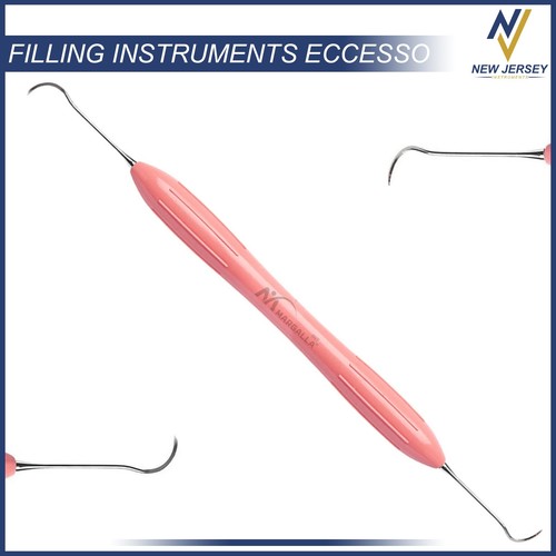 Dental Composite Filling Restorative Instruments Eccesso Silicone Handle PINK - Picture 2 of 6